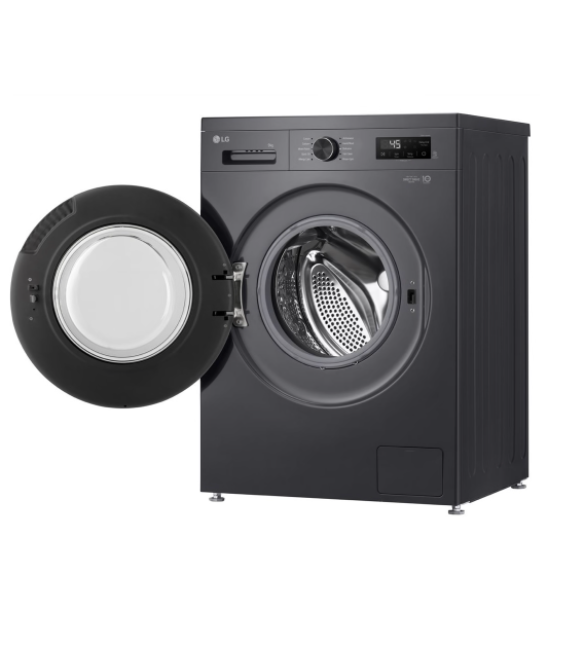 LG 8kg Front Loader Inverter Direct Drive with Steam Black Finish F2Y1TYP6J - Image 3