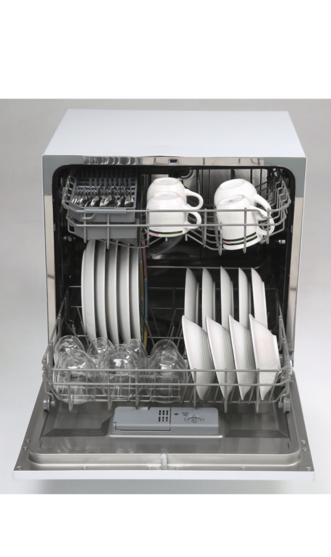 Swan Silver 8 Place Setting Dishwasher - Washes LARGE 30cm Dinner Plates - Image 5