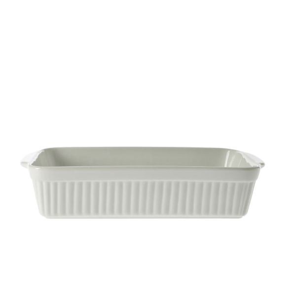 George & Mason - Ceramic Serving Bowl 34.3x18.9x7cm - White