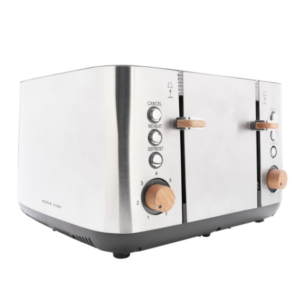 Boden Stark 4-Slice Stainless Steel Toaster - Anson Collection
