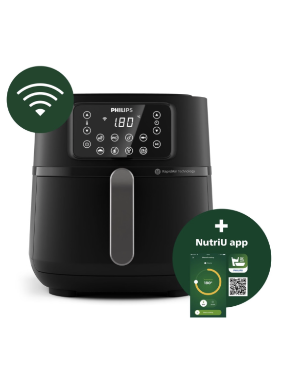 Philips 5000 Series (7.2L) Connected XXL Airfryer - HD9285/90 - Image 2
