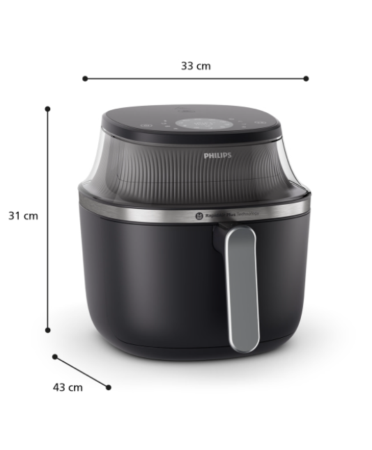 Philips Airfryer 3000 Series - 6.2L, Cooking Window, RapidAir Technology - Image 5