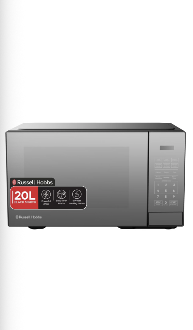 Russell Hobbs rhem21| 201 Electronic Black Mirror Microwave - Image 2