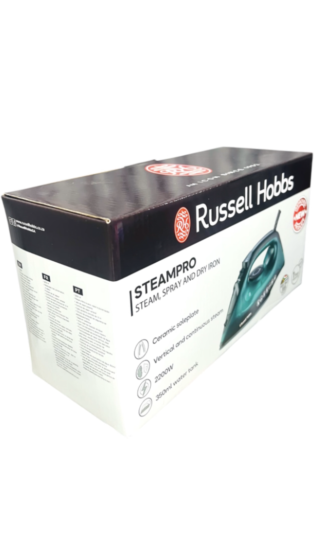 Russell Hobbs SteamPro 2200W Steam, Spray & Dry Iron Ceramic Vertical Steam - Image 5
