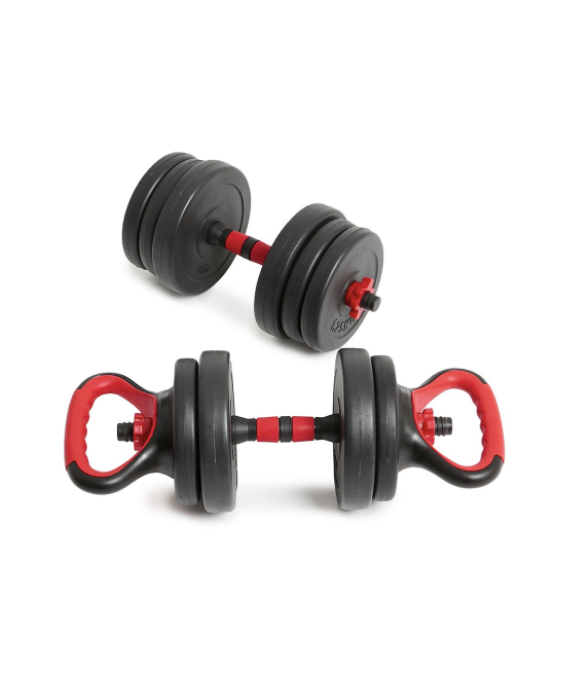 GetUp 4-in-1 Adjustable Weight Set (Barbell, Dumbbell Kettlebell and Push-Up Handle) - Various Sizes - Image 3