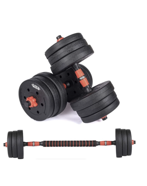 Gym Craft Adjustable Barbell & Dumbbells Weight Set