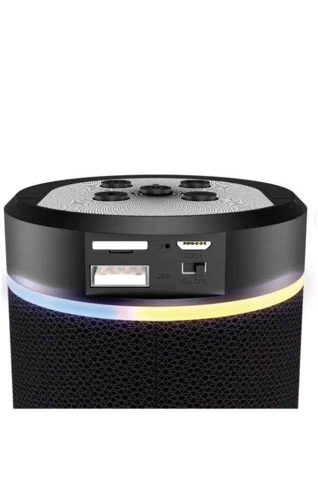 Omega Party Pulse Portable Bluetooth Speaker in Black OP-8011A - Image 3
