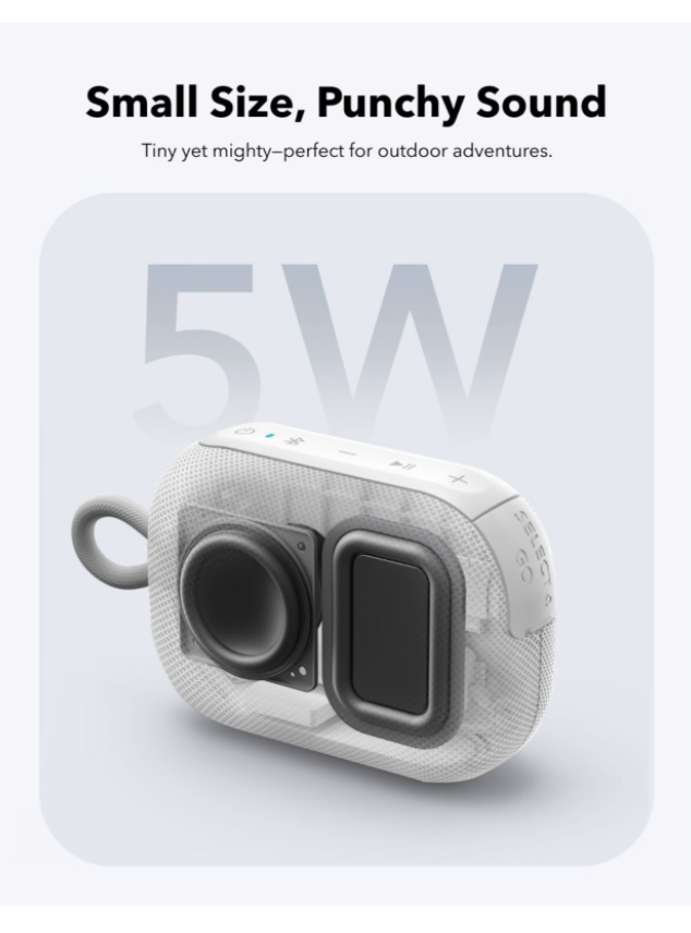 soundcore Select 4 Go 5W Portable Bluetooth Speaker IP67 Floatable - Image 44