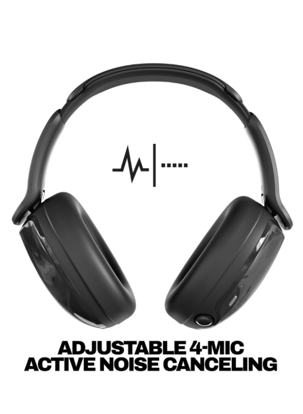 Skullcandy Hesh 540 ANC Over-Ear Wireless Bluetooth Headphones - True Black - Image 2