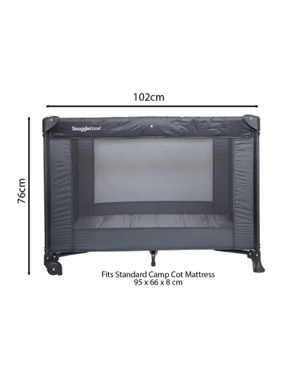 Snuggletime - Classic Comfort Baby Camp Cot - Image 2
