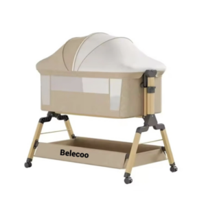 Belecoo Selena Next To Me Cot Bed - Brown