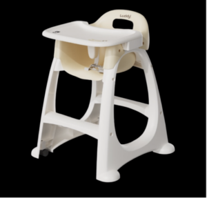 Luddy B.Duck 'Eggshell' Antibacterial Baby High Chair