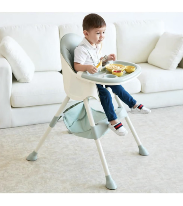 Baby High Chair W/Feeding Tray For Babies Food - Image 2