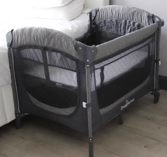 Snuggletime Quilted Co-Sleeper Camp Cot - Image 5