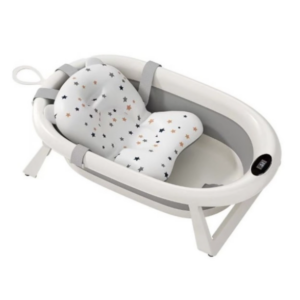 Cynebaby High QualityFoldable Baby Bathtub with Cushion and Temperature