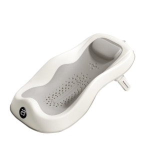 Baby Bath Support Newborn Bathtub with Thermometer Support Seat