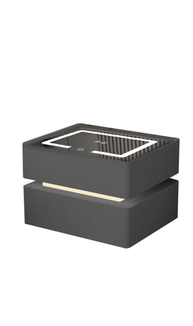 Floating smart bedside table with light and wireless charging speaker - Image 8