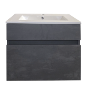 Denver Stylo Floating Bathroom Vanity | Vermont Slate Stucco