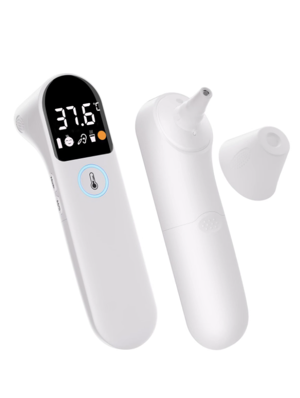 3-in-1 Baby Infrared Thermometer, Ear & Forehead Thermometer, LED Digits