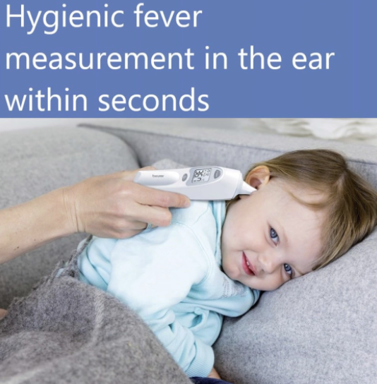 Beurer Ear Thermometer: Hygienic Caps, Infrared Tech, Rapid Result FT 58 - Image 5
