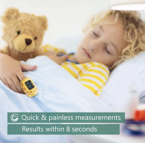 Beurer Pulse Oximeter for Children: Measures SpO2 & Heart Rate PO 13 KIDS - Image 3