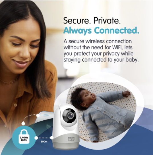 Snuza Looksi A1 Baby Monitor with Camera & Audio - Image 4