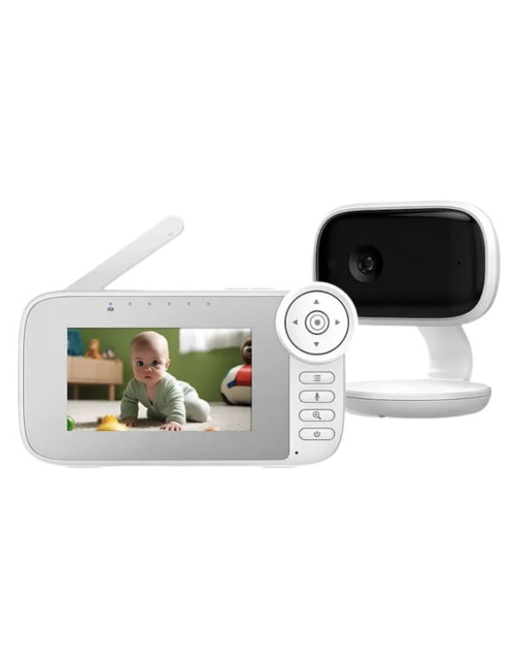4.5" Baby Monitor - Large-Screen Smart Nursery Camera with HD Video - Image 2