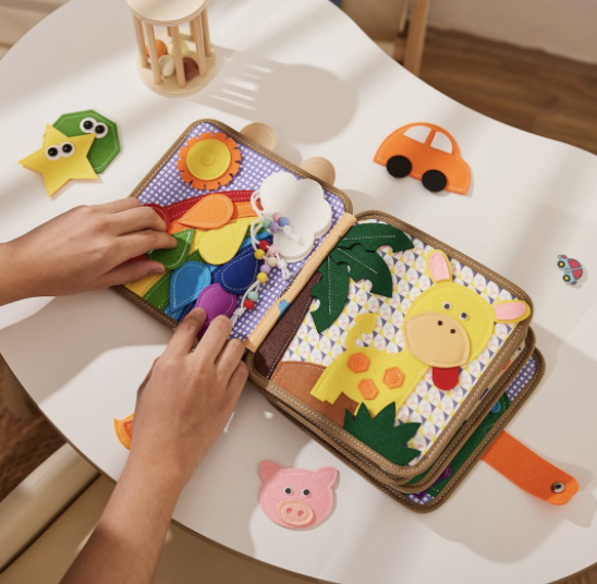 Chenshia Montessori Educationa Busy Book Toddler Sensory Activity Book - Image 3