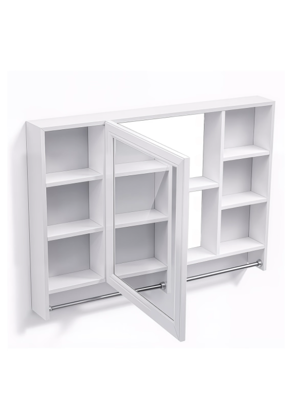 Cabinet With Mirror Wall Mounted Bathroom Storage Cabinet Toilet Storage