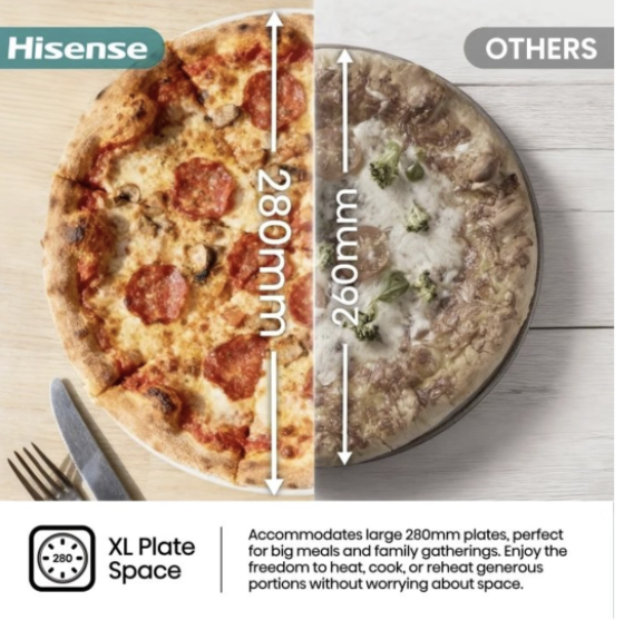 Hisense 20L Digital Microwave Oven - H20MOBS15 - Image 3