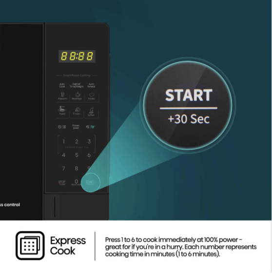 Hisense 20L Digital Microwave Oven - H20MOBS15 - Image 9
