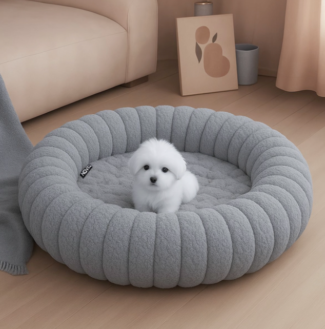 NOVIQ Pet Bed - Fluffy Cute Dog or Cat Bed Soft Cozy Pet 40cm Sleeping Pad - Image 5