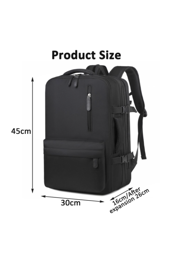 Carry on Backpack Travel Backpack Airline Approved Backpack Expandable Bag - Image 2
