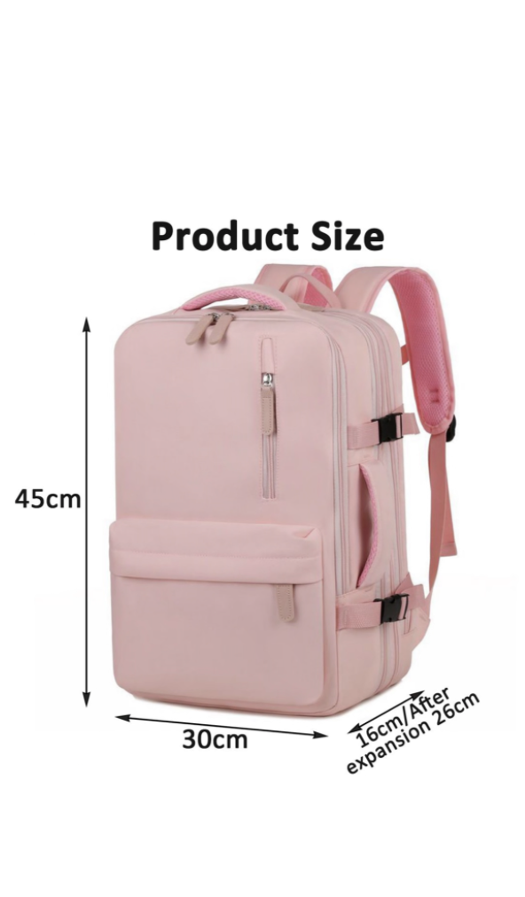 Carry on Backpack Travel Backpack Airline Approved Backpack Expandable Bag - Image 12