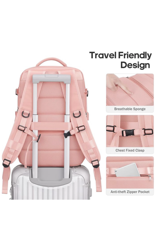 Carry on Backpack Travel Backpack Airline Approved Backpack Expandable Bag - Image 15