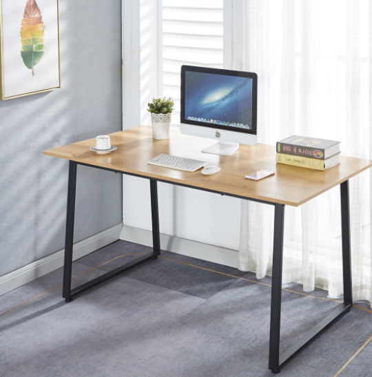 Office Desk Simple Wood Dining Table Kitchen Computer Table - Image 2