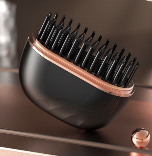 New Lazy Wireless Straightener & Curler 2-In-1 Comb - Image 2