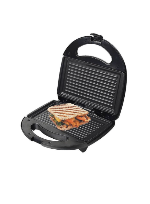 750W Non-Stick Grill Maker - Panini Press & Sandwich Toaster with Lock - Image 4