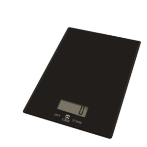 Casa - Glass Digital Kitchen Scale - Nero (Black)