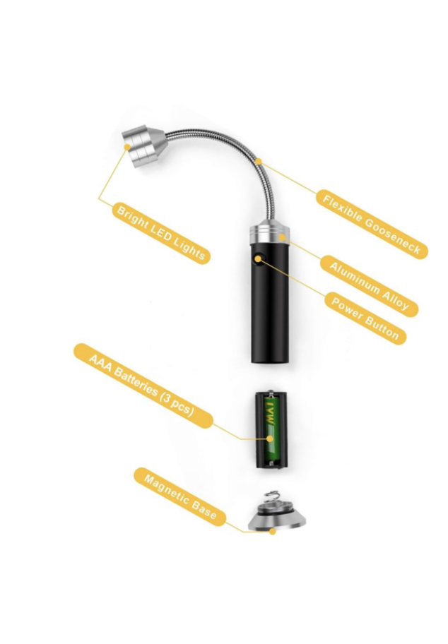 2pc LED Braai Lights LED Grill BBQ Light Grill BBQ Magnetic Base Lamp - Image 5