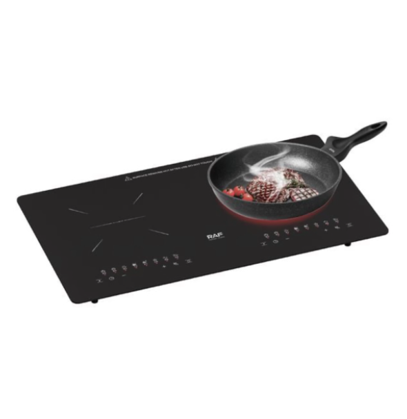 RAF 2200W Dual Burner Infrared Electric Glass Ceramic Cooker Stovetop - Image 2