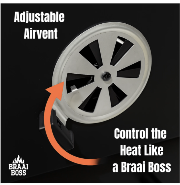 Outdoor Buddy - BraaiBoss - 70cm Charcoal Barrel Braai - Protectice Cover - Image 10