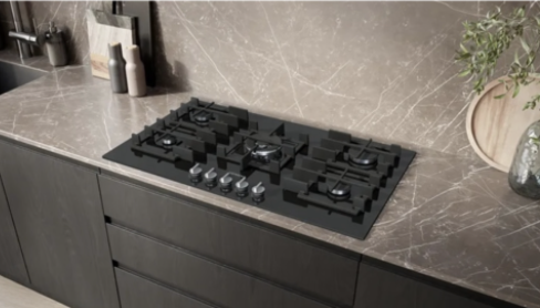 Siemens EP9A6QI40M - iQ500 Gas Hob 90 cm Tempered glass, Black - Image 4