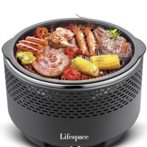 Lifespace Portable Charcoal Braai with Dome Lid & Carry Bag