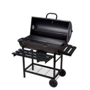 BraaiBoss 70cm Premium Charcoal Barrel Braai with Storage Shelves