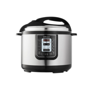 Mellerware Pressure Cooker With LED Display Stainless Steel Silver 8L1300W