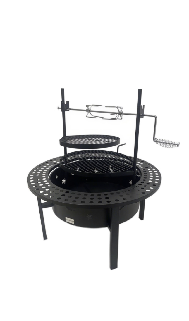 Outdoor Buddy - Mega MultiFunctional Wood burning Fire Pit & Grill