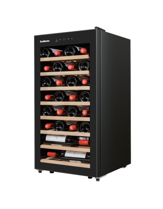 SnoMaster - 28 Bottle Single Zone Wine Cooler (SMBC-100W) - Image 3