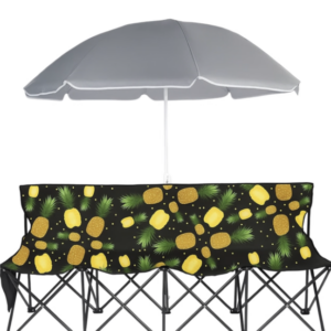 4-Seater Fold-Up Bench - With Umbrella, Outdoor Use