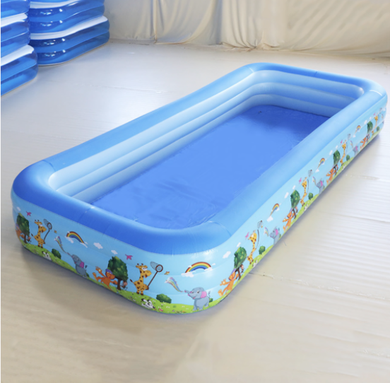 2.1M Inflatable Family Pool With Pump Family Pool Inflatable Swimming - Image 5